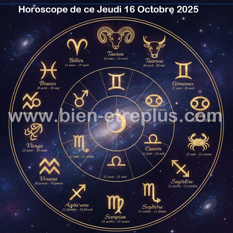 Horoscope de ce Jeudi 16 Octobre 2025